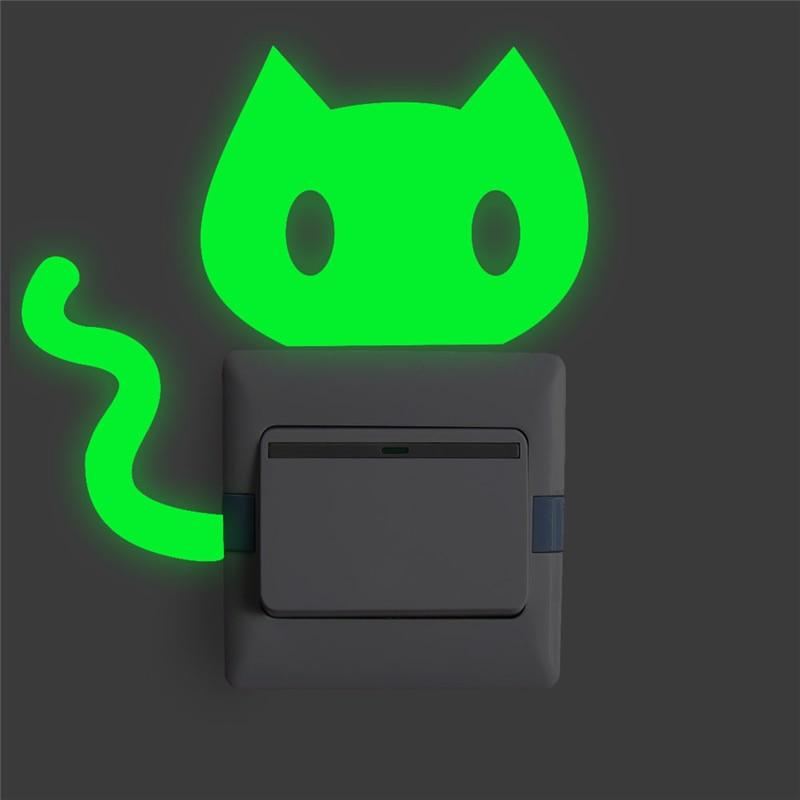 kat glow in the dark sticker