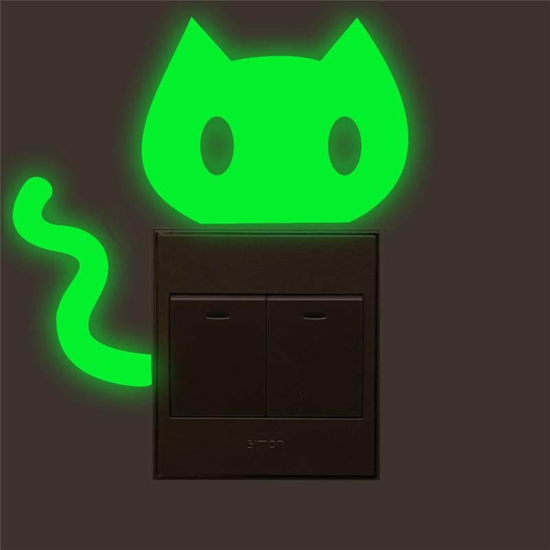 kat glow in the dark sticker