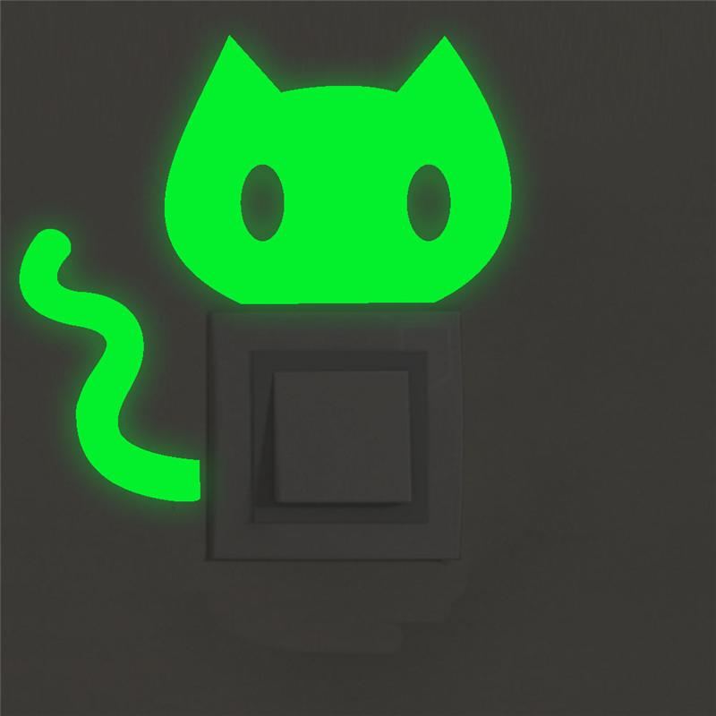 kat glow in the dark sticker