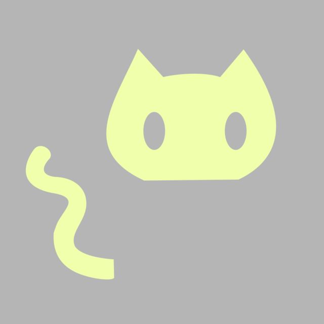 kat glow in the dark sticker