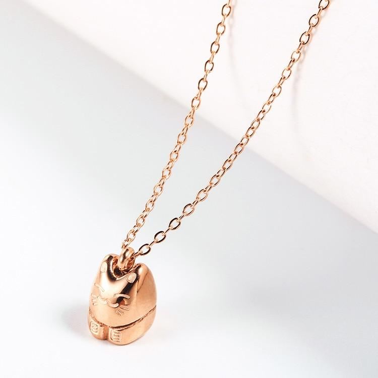 kat rose gouden hanger ketting