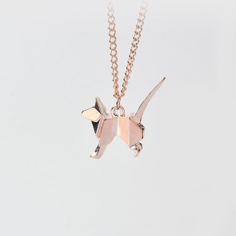 kat silhouet hanger ketting sieraden