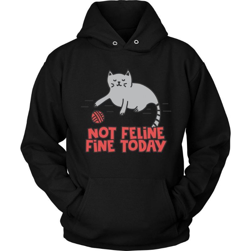 katachtig het vandaag hoodie van het kattenoverhemd