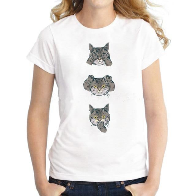 kattenreacties t-shirt
