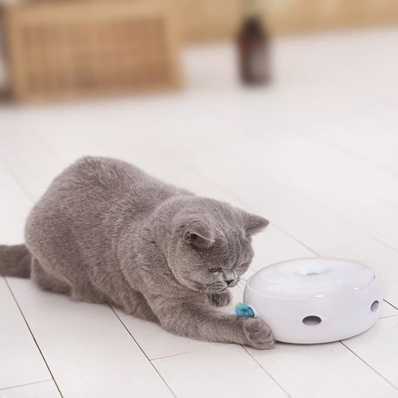 kattenspeelgoed elektrische plagerige draaitafel