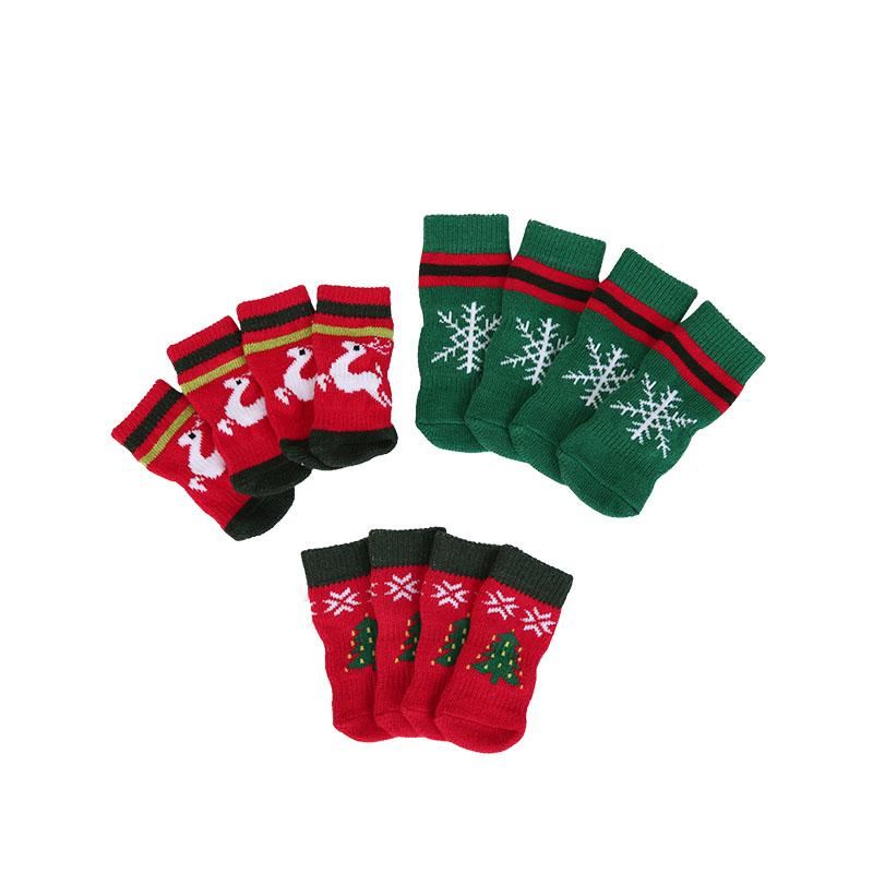 kerst thema huisdier sokken
