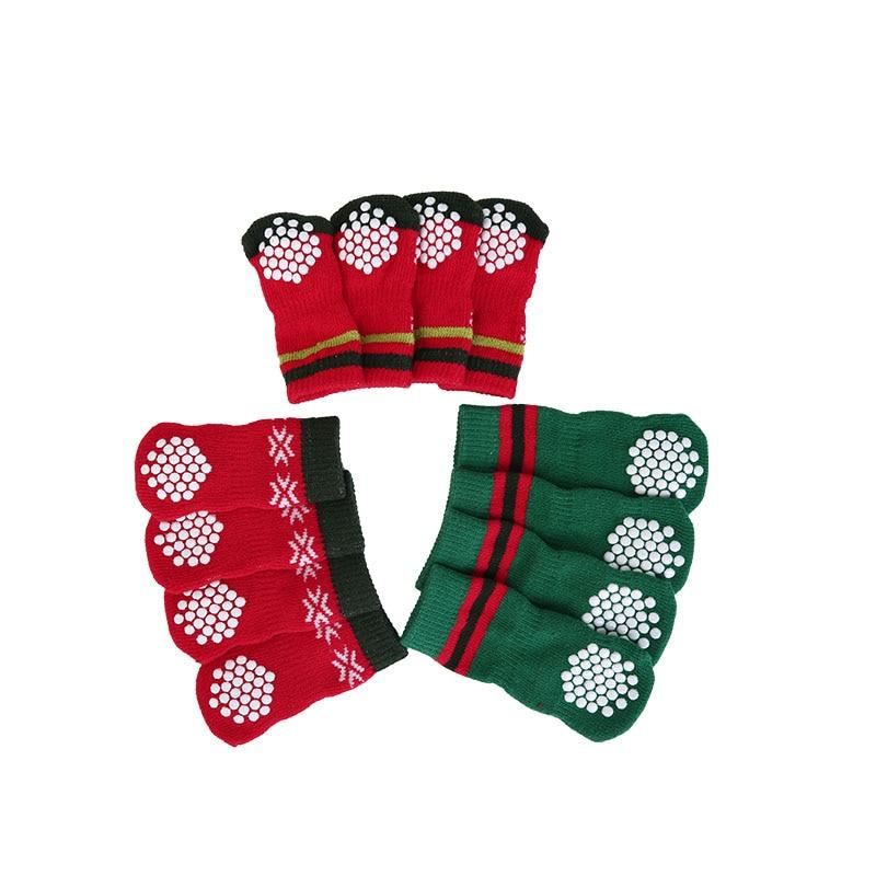 kerst thema huisdier sokken