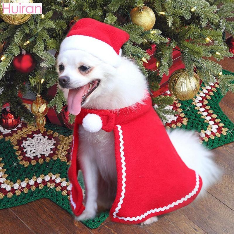 kerstman ontwerp huisdier kostuum