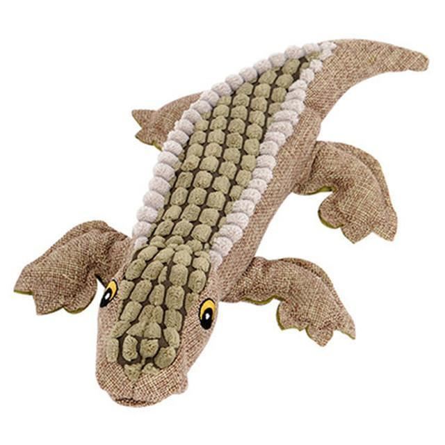 krokodil stijl piepend hond kauwtrainingsspeelgoed