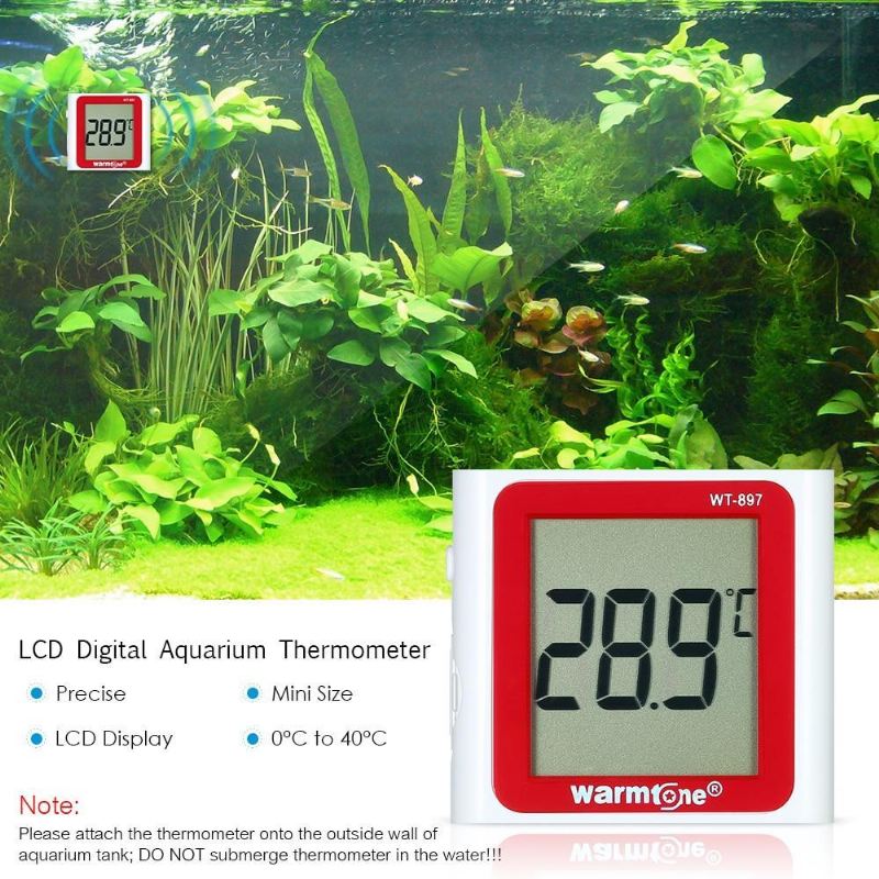 lcd digitale aquariumthermometer