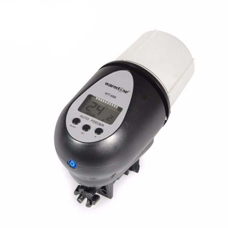 lcd-scherm aquarium visvoer feeder