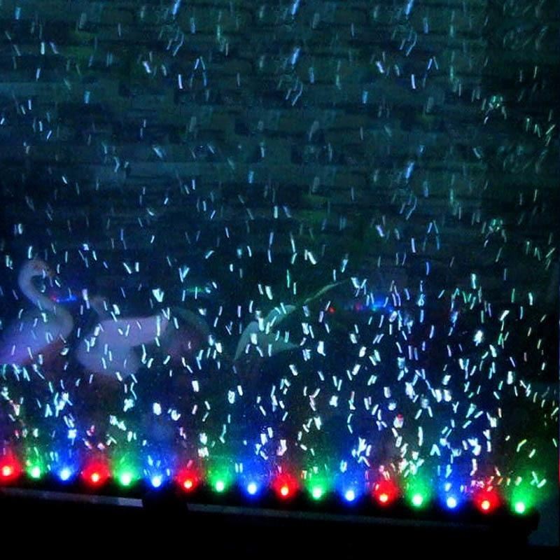led aquarium dompelbare luchtbel lichtbalk met afstandsbediening