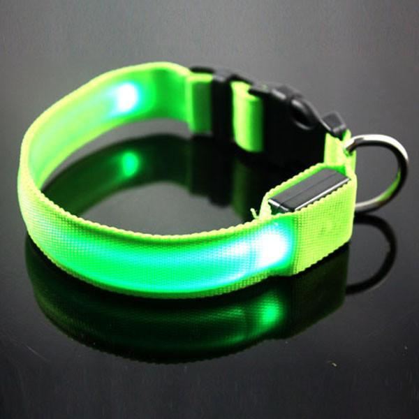 led light-up knipperende glow in the dark kraag