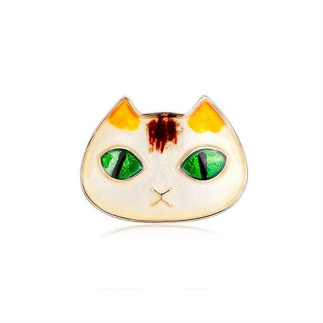 legering kat broche