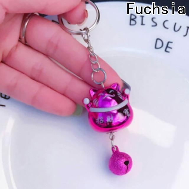 lucky cat bells sleutelhanger