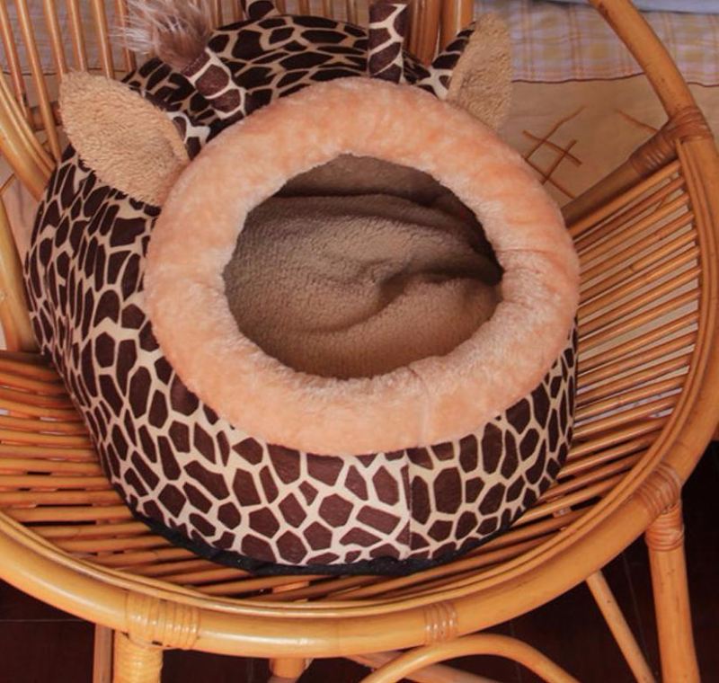 luipaard design kat slaaphuis bedzak