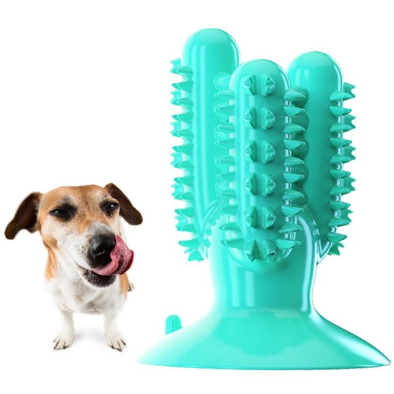 meerdere honden kauwspeeltjes tandenborstel