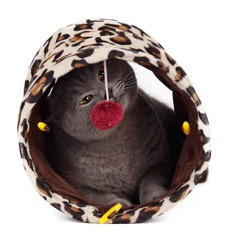 mini tunnel in ultra luipaardstijl voor cat