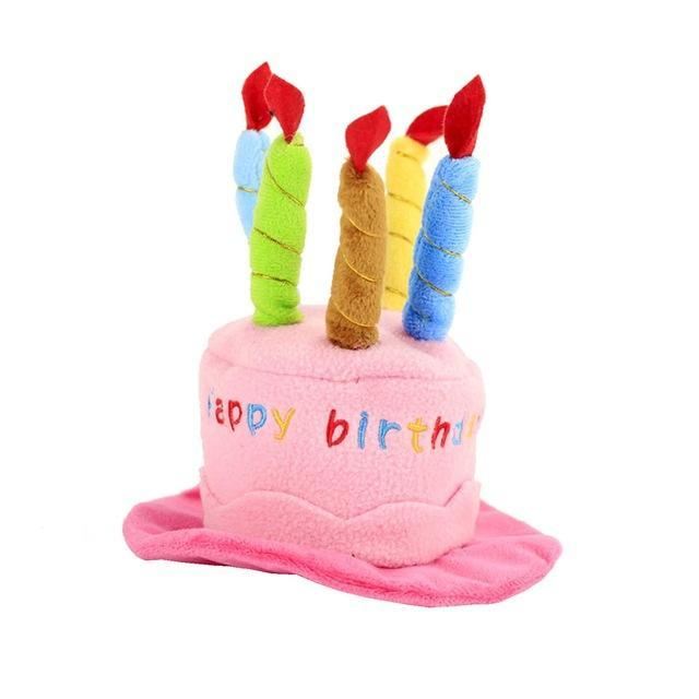 mode 3d verjaardagstaart met kaarsen pet hoed