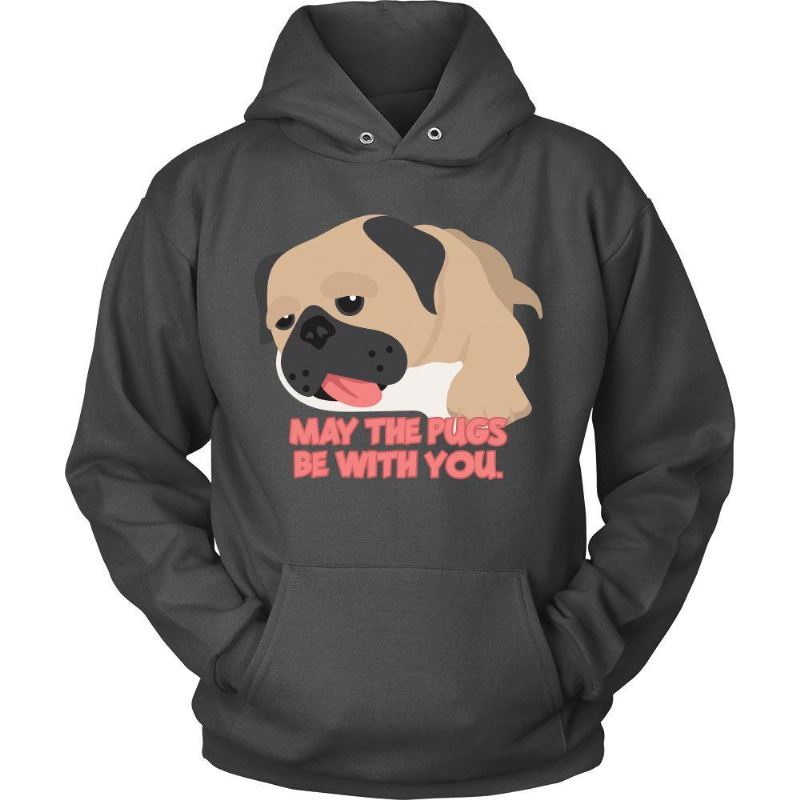 moge de mops met je hoodie-ontwerp zijn