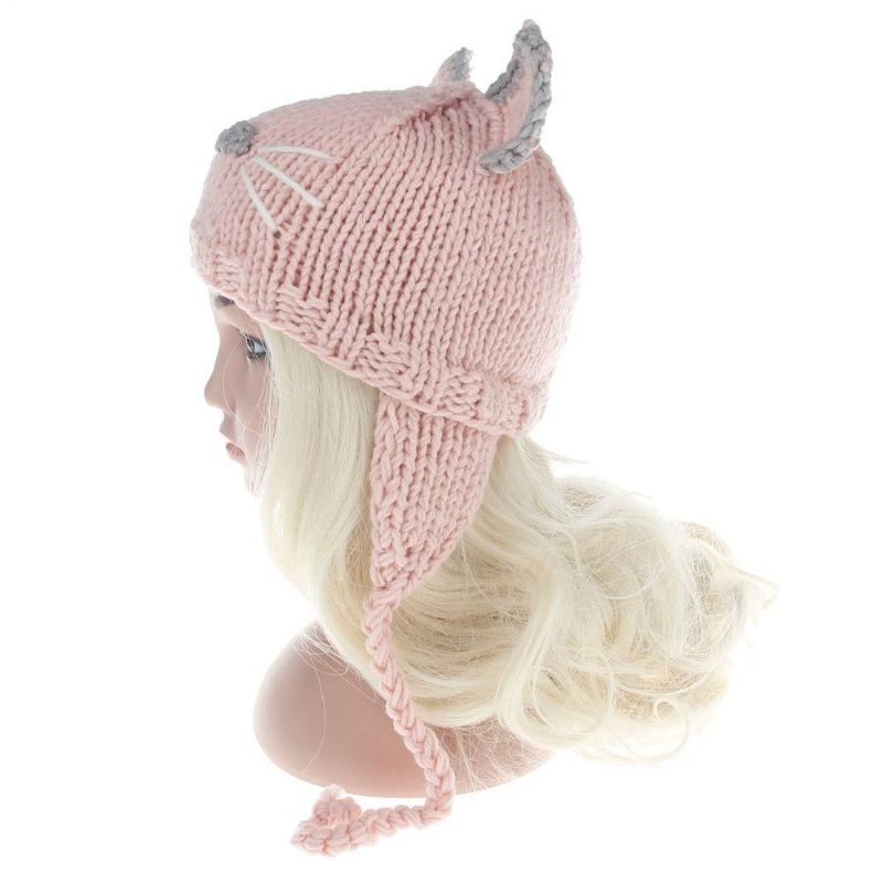 mooie wintermuts met kattenoor