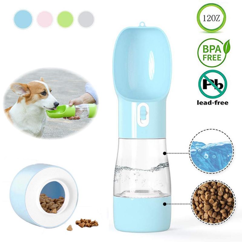 multifunctionele draagbare drinkfles voor huisdieren