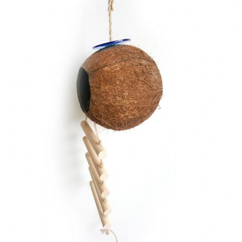 natuurlijke kokosnoot vogelnesthuis