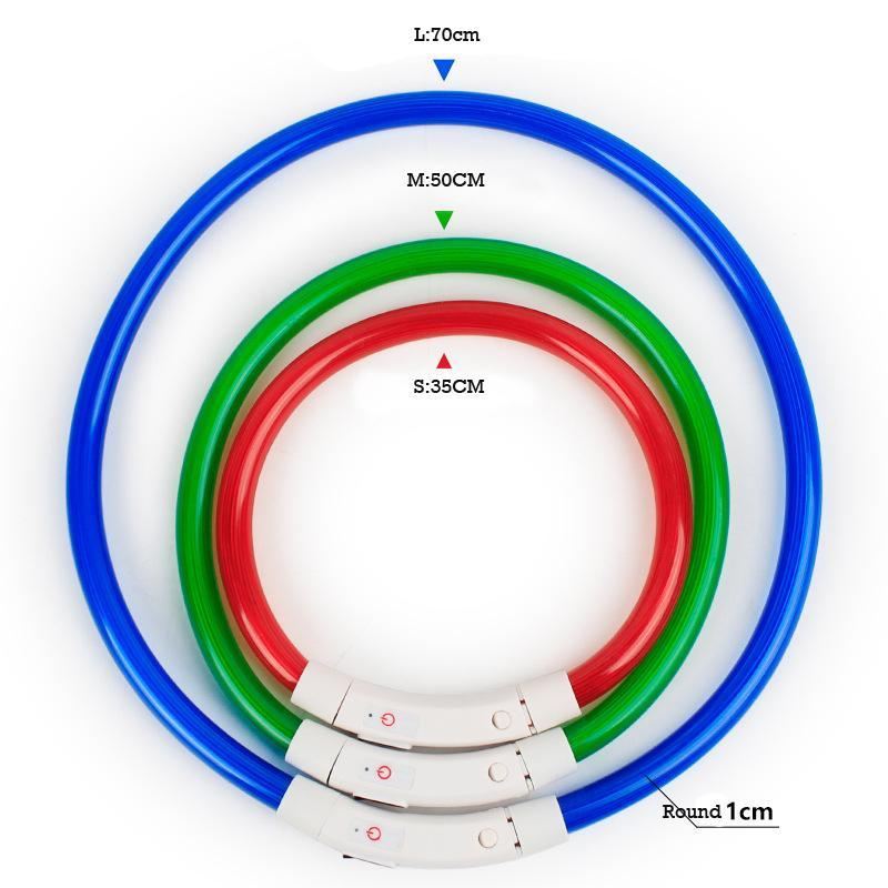 oplaadbare gloeiende halsband voor huisdieren