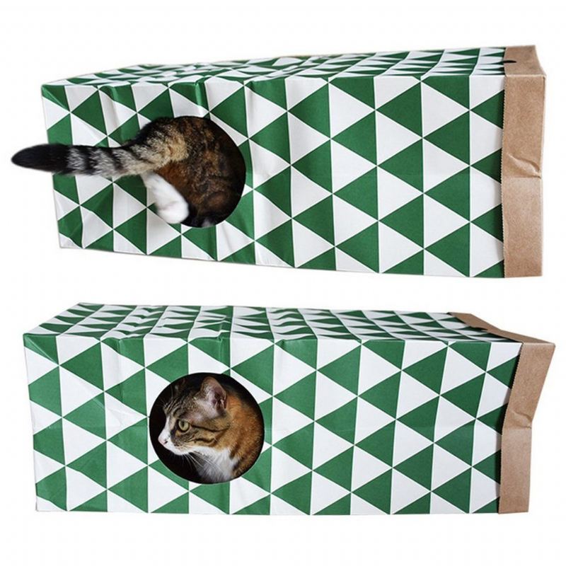 opvouwbare creatieve kat speelt tunnel speelgoed