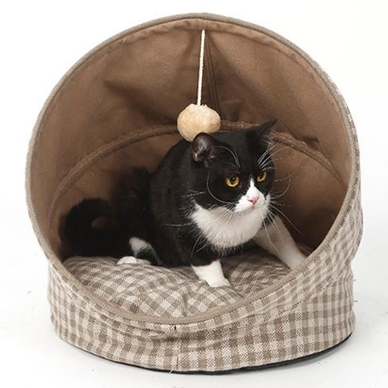 opvouwbare kattenslaapbank met balspel