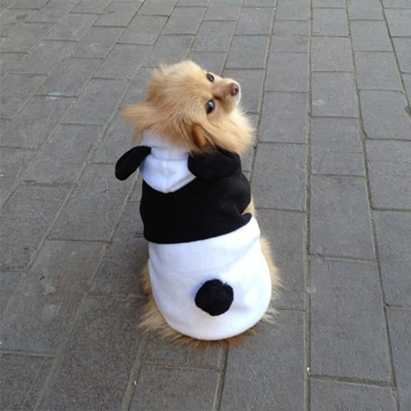 panda hoodie voor honden