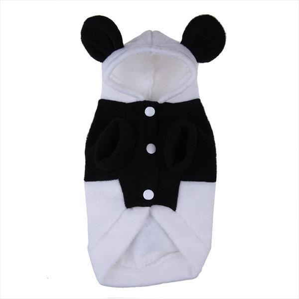 panda hoodie voor honden