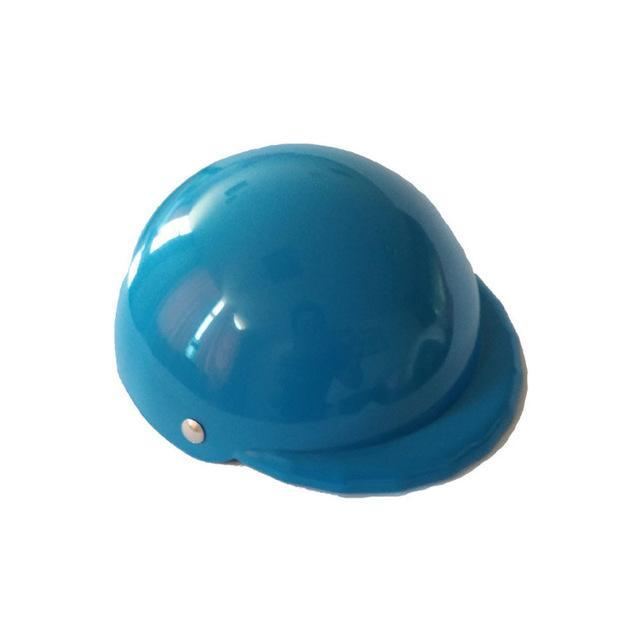 pet hoed plastic helm en bril bescherming