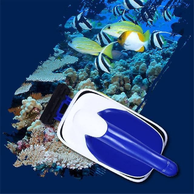 praktische drijvende magnetische aquariumborstel