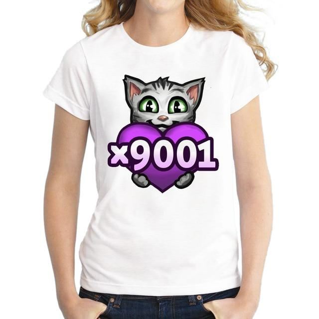 purrfectly hype kat bedrukt t-shirt
