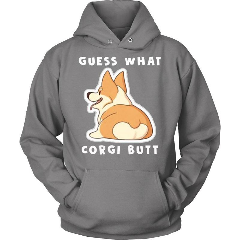 raad eens wat corgi butt hoodie