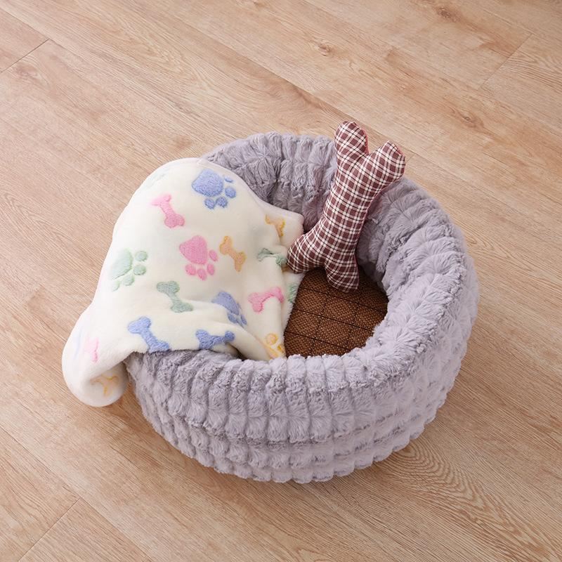 rond kattennestbed