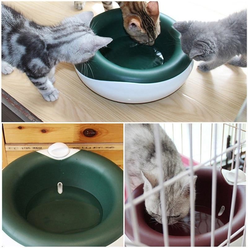 ronde automatische waterfontein voor huisdieren