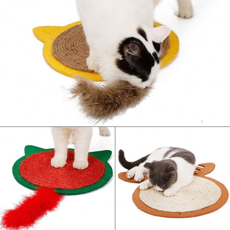 schattig kattenkrabbord in retrostijl