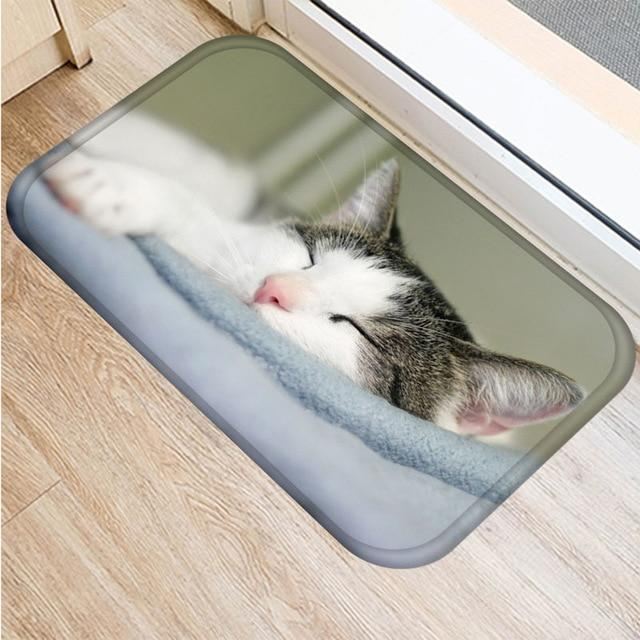 schattig kattenontwerp antislip vloermat