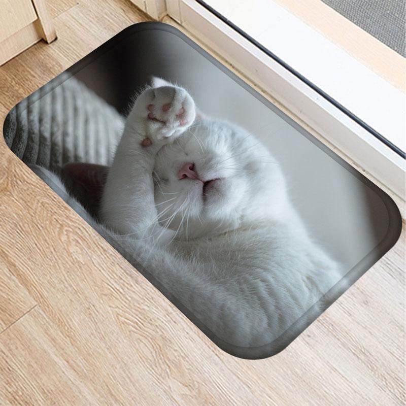 schattig kattenontwerp antislip vloermat
