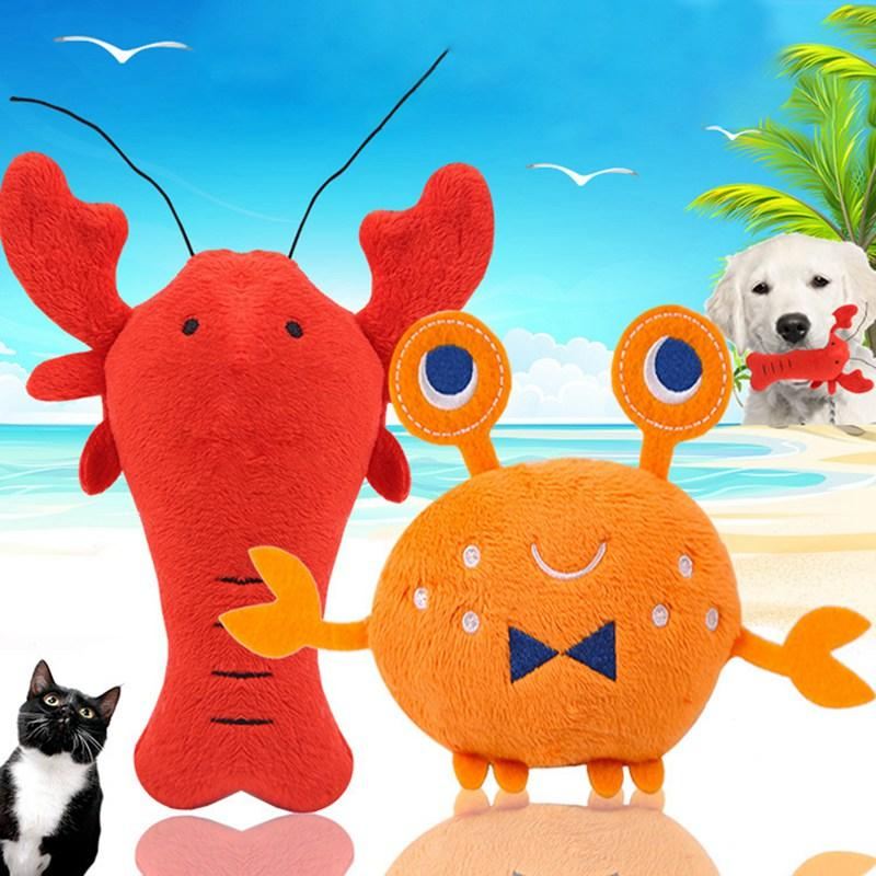 schattig kreeft krab piepend speelgoed
