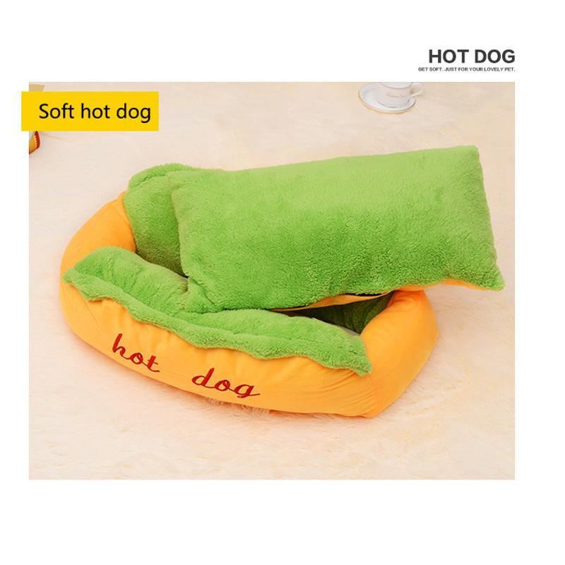 schattig warm kattenhuisbed met afneembaar kussen