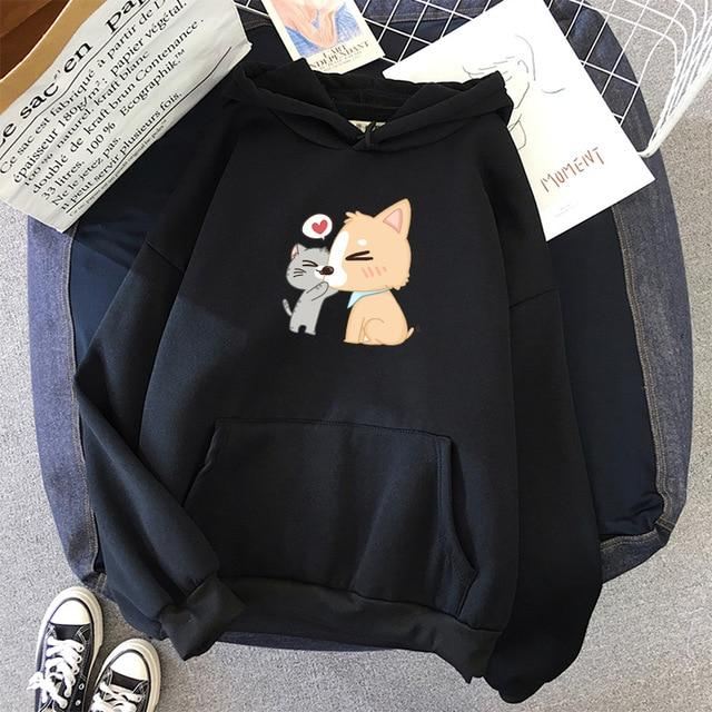 schattige corgi o-hals hoodie