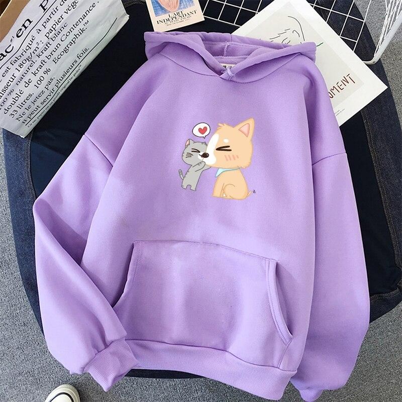 schattige corgi o-hals hoodie