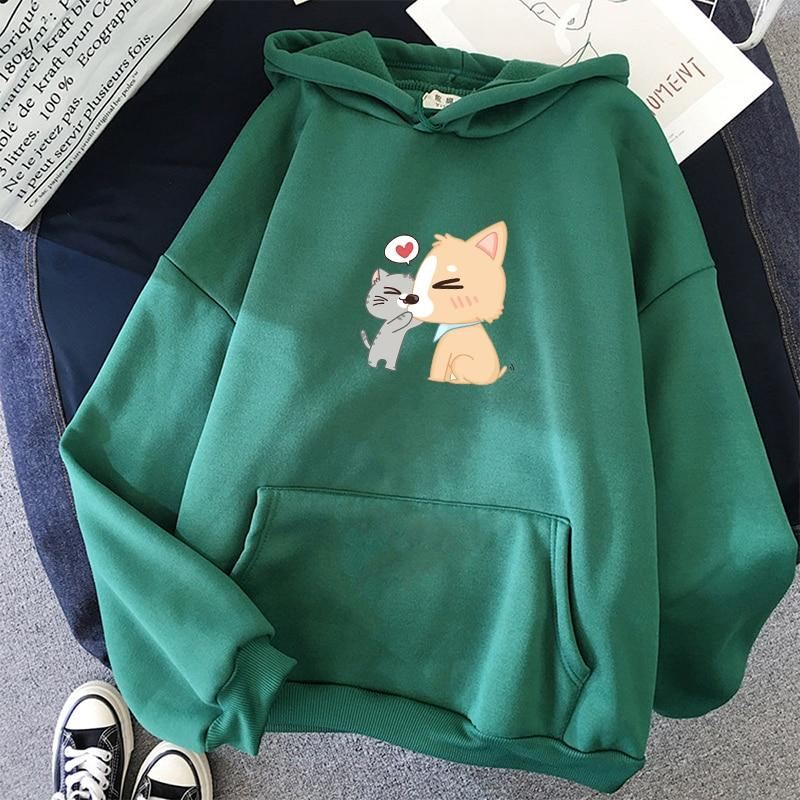 schattige corgi o-hals hoodie