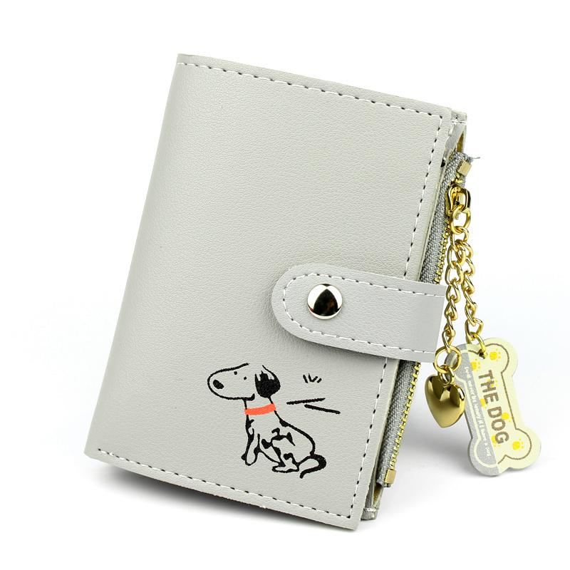 schattige hond design portemonnee etui