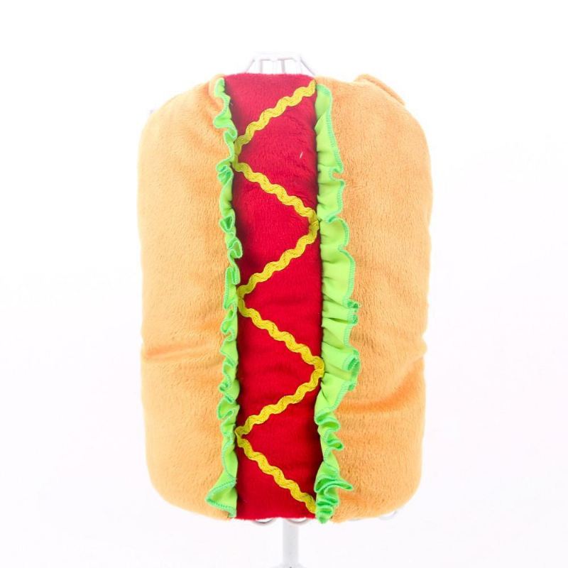 schattige hotdog design hondenkleding