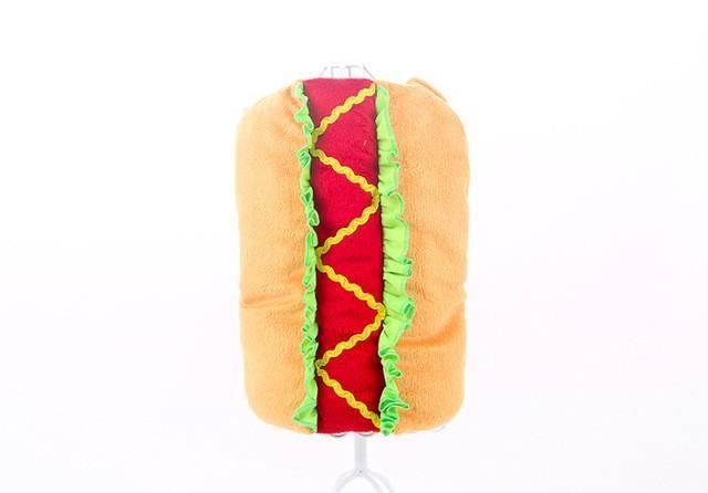 schattige hotdog design hondenkleding