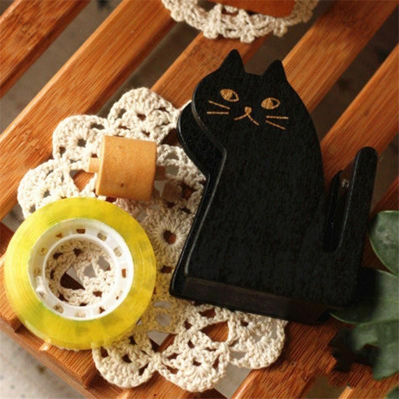 schattige kat tape dispenser